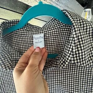 Black and White Checkered Shirt